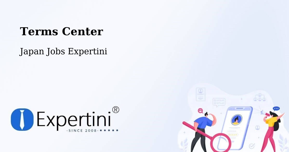 Terms of Service – Kazuno Shi - Japan Jobs Expertini